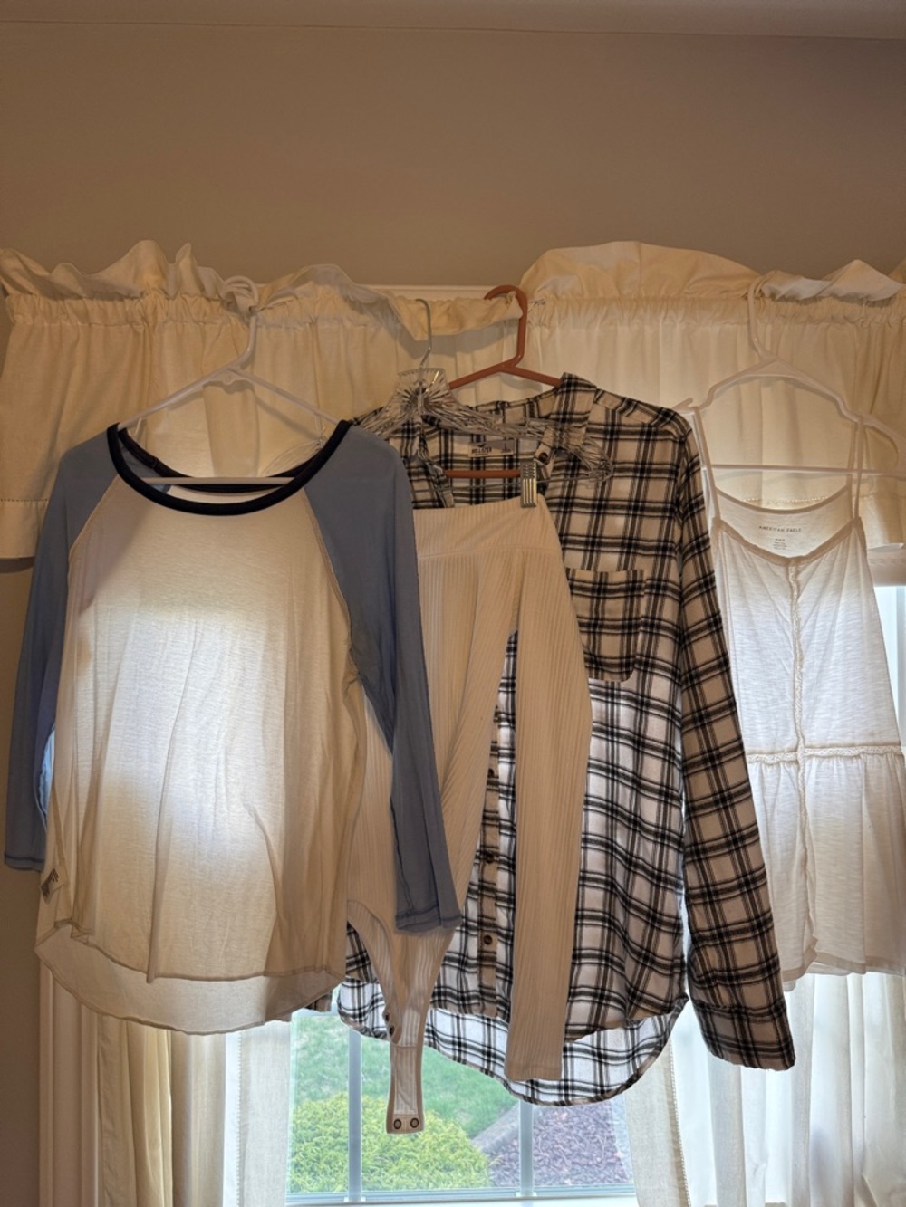 Assorted American Eagle and Hollister Tops